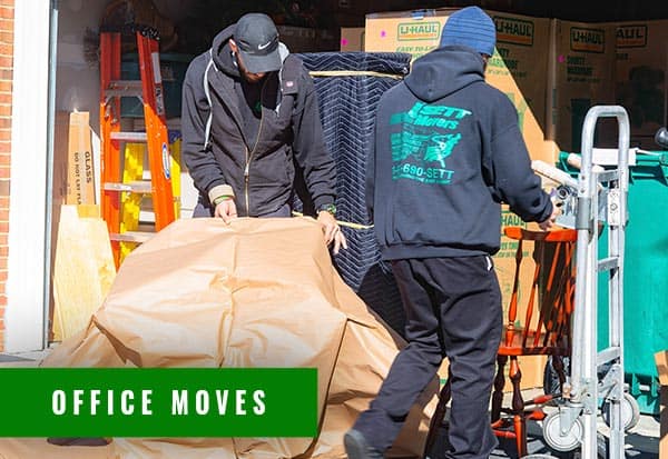 two movers packing